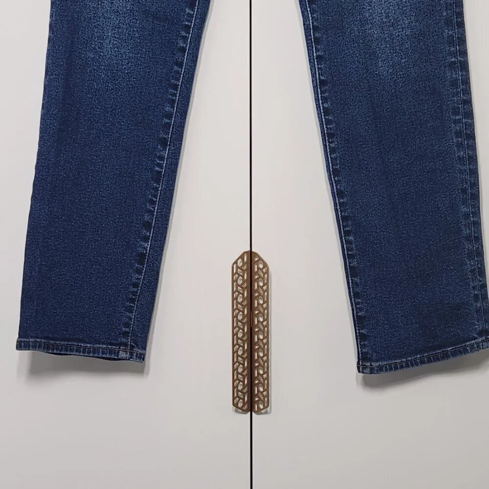 J.Crew Essential Straight Leg Jeans Women's Size 25 Denim Dark Blue Wash